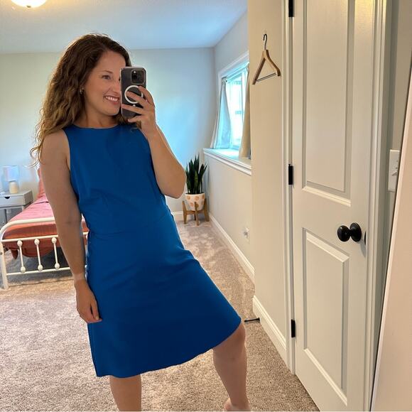A new day Target Royal Blue Mini Dress Small - Picture 3 of 10